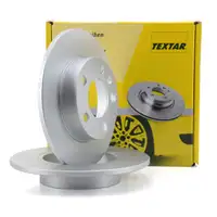 TEXTAR Bremsscheiben f&uuml;r Audi A1 A2 A3 TT VW Bora Golf 4 New Beetle Polo hinten