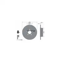 TEXTAR Bremsscheiben Satz Mercedes E-Klasse Kombi S210 200-430 220-320CDI hinten