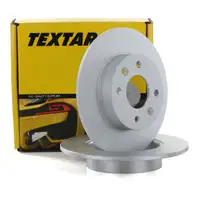 TEXTAR Bremsscheiben Satz f&uuml;r Renault Clio I Rapid Super 5 Twingo I vorne