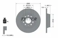 TEXTAR Bremsscheiben + Bel&auml;ge AUDI A3 8P SEAT SKODA VW GOLF 5 6 PASSAT hinten