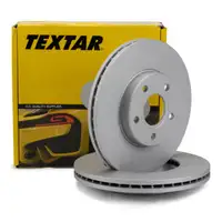 TEXTAR Bremsscheiben Satz f&uuml;r FORD C-MAX FOCUS II VOLVO C30 C70 S40 V50 vorne