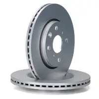 TEXTAR Bremsscheiben Satz Citroen C1 I II f&uuml;r Peugeot 107 108 Toyota Aygo vorne