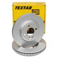 TEXTAR Bremsscheiben Satz f&uuml;r Mini R56 R57 R55 R58 R59 ohne Sportpaket vorne