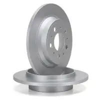 TEXTAR Bremsscheiben Satz f&uuml;r Volvo S60 I S80 I V70 II XC70 Cross Country hinten