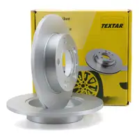 TEXTAR Bremsscheiben Satz f&uuml;r Audi 80 B4 A4 B6 B7 Coupe Seat Exeo hinten