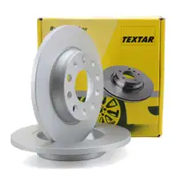 TEXTAR Bremsscheiben f&uuml;r Audi A4 8D B6 B7 Seat Exeo 1.8/2.0T/TSI 2.0TDI hinten