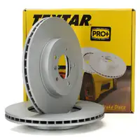TEXTAR Bremsscheiben Satz f&uuml;r BMW 3er E46 330i 330d Z4 E85 E86 3.0si vorne