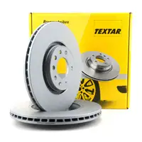 TEXTAR Bremsscheiben Satz f&uuml;r Opel Astra Corsa Vectra Zafira Saab 9-3 9-5 vorne