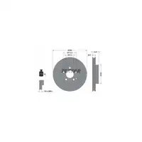 TEXTAR Bremsscheiben Satz Mercedes W211 S211 E200-240 E200CDI E220CDI vorne
