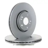 TEXTAR Bremsscheiben Satz f&uuml;r Renault Laguna II 1.6-2.0 16V 1.9/2.0/2.2dCi vorne