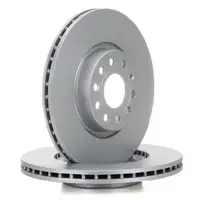TEXTAR Bremsscheiben Satz f&uuml;r Audi A1 A3 Q3 TT VW Golf 5 6 7 Passat Tiguan vorne