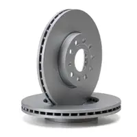 TEXTAR Bremsscheiben Satz f&uuml;r Audi A3 8P 8V VW Eos Golf 5 6 7 Polo Touran vorne