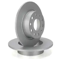 TEXTAR Bremsscheiben + epad CERAMIC Bel&auml;ge AUDI A3 SEAT SKODA VW GOLF 5 6 hinten