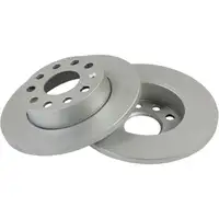 TEXTAR Bremsscheiben f&uuml;r Audi A3 VW Caddy Golf Plus V VI Jetta Touran hinten
