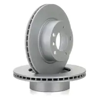TEXTAR Bremsscheiben f&uuml;r BMW 1er E81 E87 E88 E82 3er E90 ohne M-Technik vorne