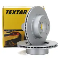 TEXTAR Bremsscheiben f&uuml;r BMW 1er E81 E87 E88 E82 3er E90 ohne M-Technik vorne