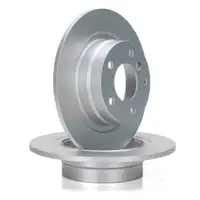 TEXTAR Bremsscheiben Satz f&uuml;r BMW 1er E81 E87 3er E90 E92 ohne M-Technik hinten