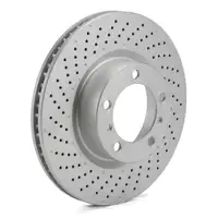 TEXTAR Bremsscheiben f&uuml;r PORSCHE 718 BOXSTER CAYMAN 981 982 + 911 997 991 vorne