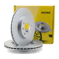 TEXTAR Bremsscheiben Satz f&uuml;r Renault 19 Clio Kangoo Megane Thalia Twingo vorne