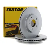 TEXTAR Bremsscheiben Satz f&uuml;r OPEL AMPERA ASTRA J ZAFIRA TOURER C 16 Zoll vorne