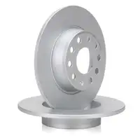 TEXTAR Bremsscheiben f&uuml;r Audi A1 A3 VW Beetle Eos Golf 6 7 Polo Touran hinten