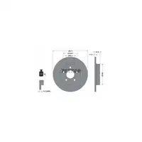 TEXTAR Bremsen Kit Bremsscheiben + Bremsbel&auml;ge Set f&uuml;r Ford Focus III hinten