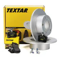TEXTAR Bremsscheiben + Bremsbel&auml;ge AUDI A6 C5 SKODA SUPERB I VW PASSAT 3B hinten