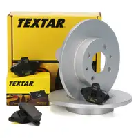 TEXTAR Bremsscheiben + Bremsbel&auml;ge FIAT PANDA 169 PUNTO 176 188 SEICENTO vorne