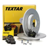TEXTAR Bremsscheiben + Bremsbel&auml;ge AUDI A4 (8E B6 B7) SEAT EXEO (3R) 1KP hinten