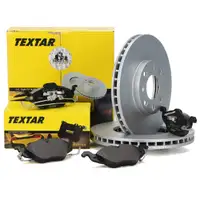 TEXTAR Bremsen Kit Bremsscheiben + Bremsbel&auml;ge f&uuml;r OPEL ASTRA G 4-Loch vorne