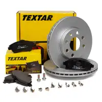TEXTAR Bremsscheiben + Bremsbel&auml;ge OPEL CORSA C 1.0 + 1.2 + 1.7 DI mit ABS vorne