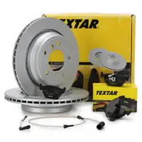 TEXTAR Bremsscheiben + Bel&auml;ge Wako BMW 5er E39 TOURING 520-540i 520-530d hinten