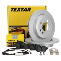 TEXTAR Bremsscheiben + Bel&auml;ge Wako MINI R56 R57 R55 R58 R59 ONE / COOPER hinten