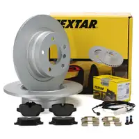 TEXTAR Bremsscheiben + Bremsbel&auml;ge + Wako BMW E81 E87 E90 E92 ab 03.2010 hinten