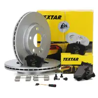 TEXTAR Bremsscheiben + Bel&auml;ge + Wako MERCEDES A-KLASSE W169 B-KLASSE W245 vorne