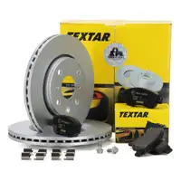TEXTAR Bremsscheiben Bel&auml;ge CITROEN C1 PEUGEOT 107 108 TOYOTA AYGO B1 B4 vorne