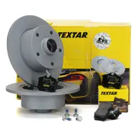TEXTAR Bremsen Kit Bremsscheiben + Bremsbel&auml;ge Set f&uuml;r Audi A4 (8D B5) hinten