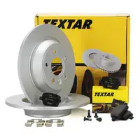 TEXTAR Bremsscheiben + Bremsbel&auml;ge FORD FOCUS II 2.5 RS KUGA I MONDEO IV hinten