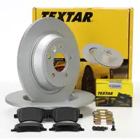 TEXTAR Bremsen Bremsscheiben + Bremsbel&auml;ge f&uuml;r FORD GALAXY S-MAX (WA6) hinten