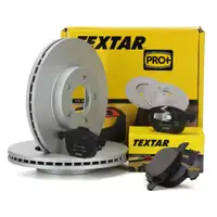 TEXTAR Bremsscheiben + Bel&auml;ge FORD C-MAX FOCUS II VOLVO C30 C70 S40 V50 vorne