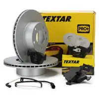 TEXTAR Bremsscheiben + Bremsbel&auml;ge + Wako BMW 5er E39 520-535i 520-530d vorne