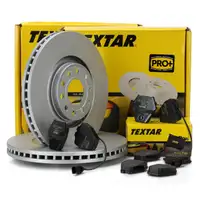 TEXTAR Bremsscheiben + Bel&auml;ge + Wako AUDI S4 (8D B5) A6 (4B C5) 2.7 T 4.2 vorne