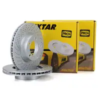 TEXTAR Bremsscheiben f&uuml;r PORSCHE 718 BOXSTER CAYMAN 981 982 + 911 997 991 vorne