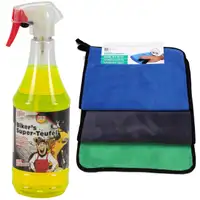 TUGA Biker&acute;s Super-Teufel Intensivreiniger GEL 1L + 3x ROCCO Mikrofasertuch