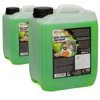 2x 5L 5 Liter TUGA Alu-Teufel Spezial Felgenreiniger Aktivgel s&auml;urefrei GR&Uuml;N