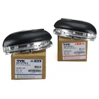 2x TYC Blinker Au&szlig;enspiegel LED f&uuml;r VW Golf 6 Touran 1T1 1T2 1T3 mit Bodenlicht