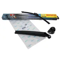 VAICO Wischerarm + Kappe + BOSCH Heckwischer VW PASSAT Variant (3C5) POLO (9N_)
