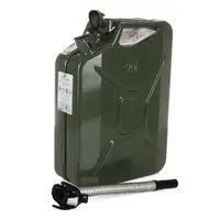 VALPRO Kanister Dieselkanister METALL 20 Liter + Einf&uuml;llstutzen Ausgie&szlig;er DIESEL