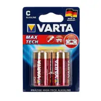 2x VARTA Batterie MAX TECH Alkaline C LR14 Baby 1,5 V