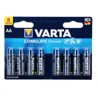 8x VARTA Batterie LONGLIFE POWER Alkaline AA LR6 Mignon 1,5V